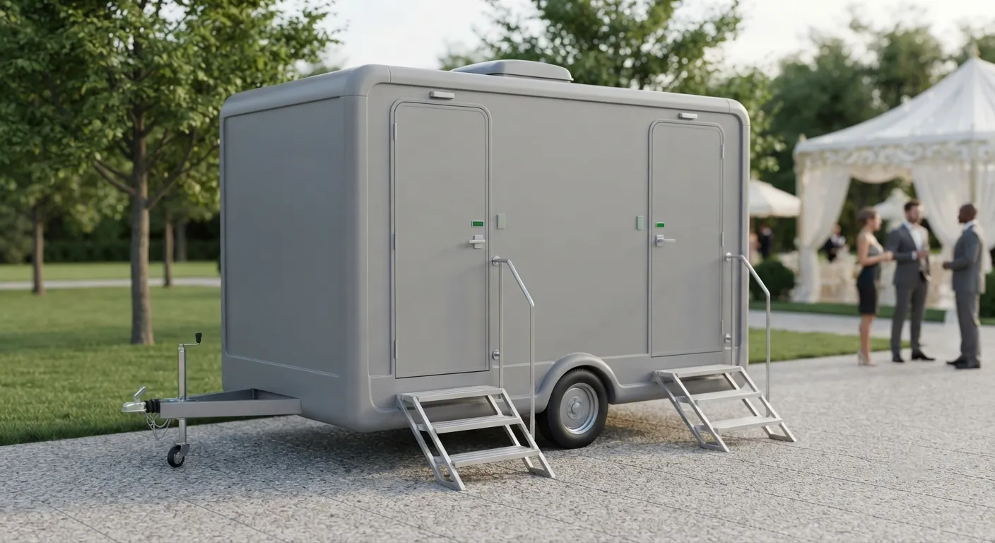 2 Stall Restroom Trailer in Racine, WI