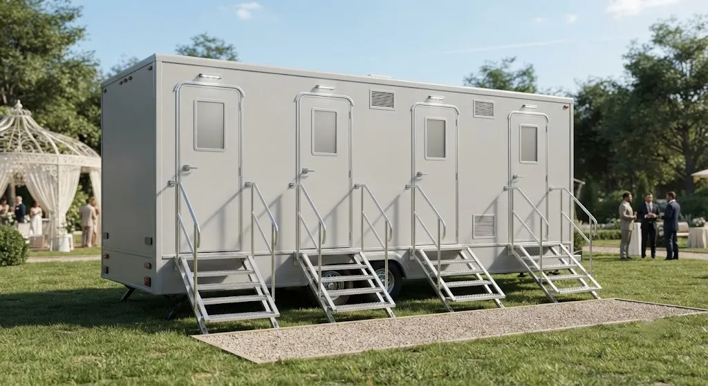 4 Stall Restroom Trailer in Racine, WI