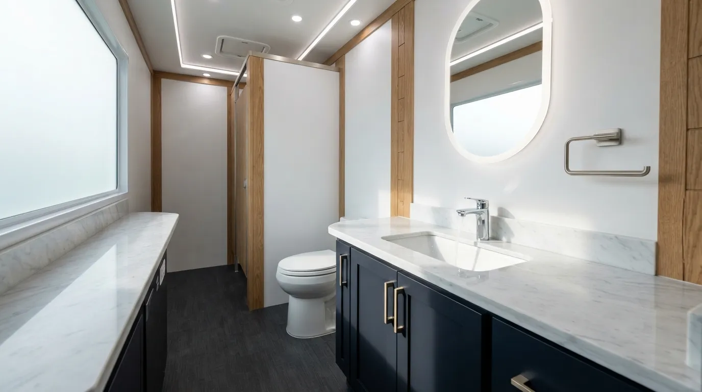 Luxury Restroom Trailer in Racine, WI