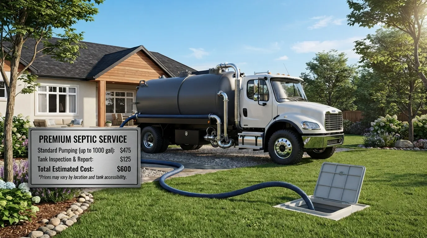 Septic Tank Pumping Cost in Racine, WI